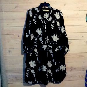 Anthropologie embroidered dress